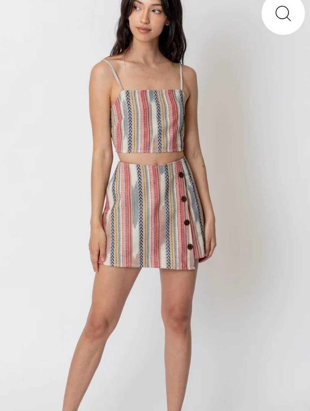En Creme Skort NWT Inca Print Pockets Womens Small